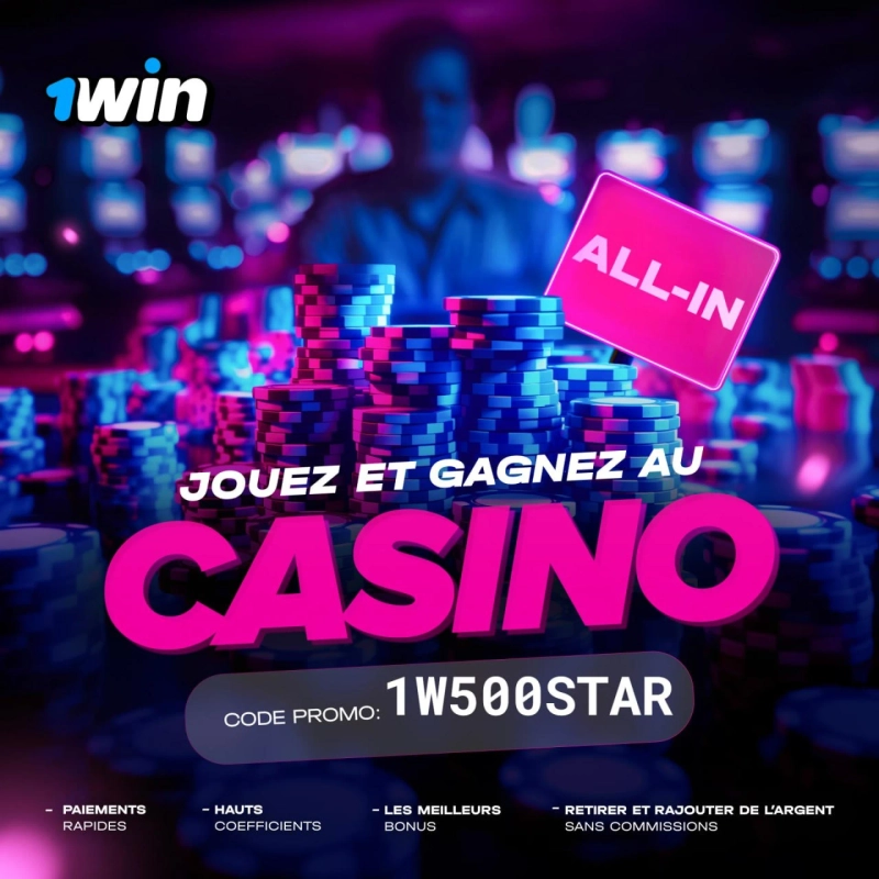 Code Promo 1Win : 1W2026VIP – Bonus +500% 1025$