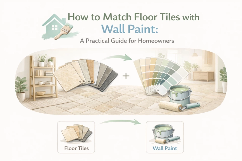 How to Match Floor Tiles with Wall Paint: A Practical Guide for Homeowners