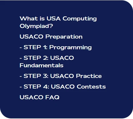 How to prepare well for the USACO test?