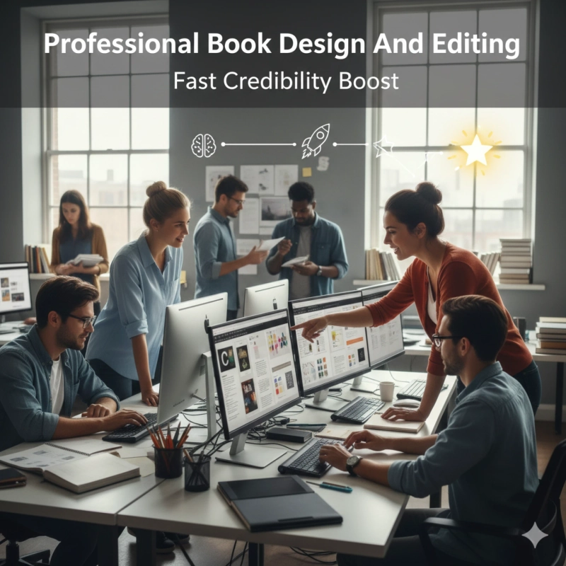 Professional Book Design And Editing: Fast Credibility Boost