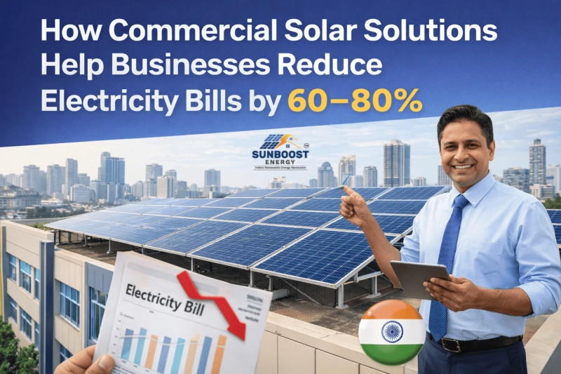 How Commercial Solar Solutions Help Businesses Reduce Electricity Bills by 60–80%