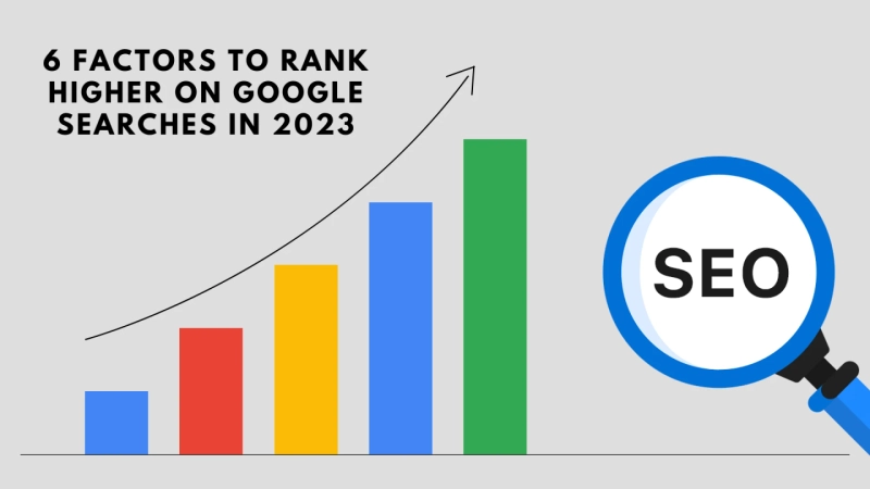 6 factors to Rank Higher on Google Searches in 2023