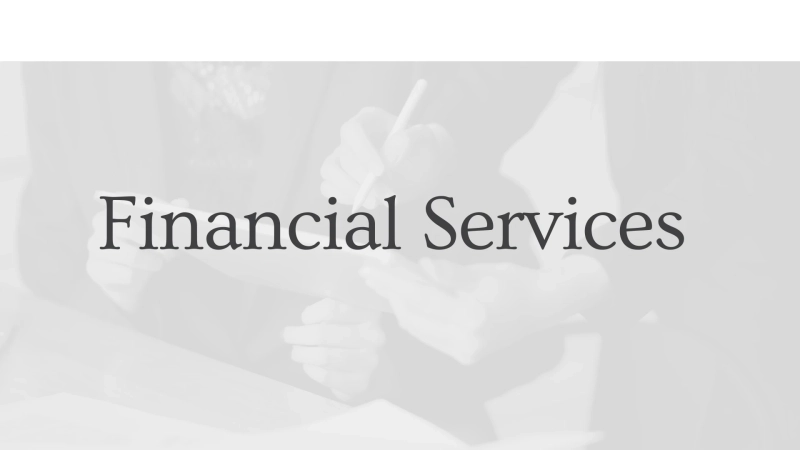 Giving a Financial Services Award