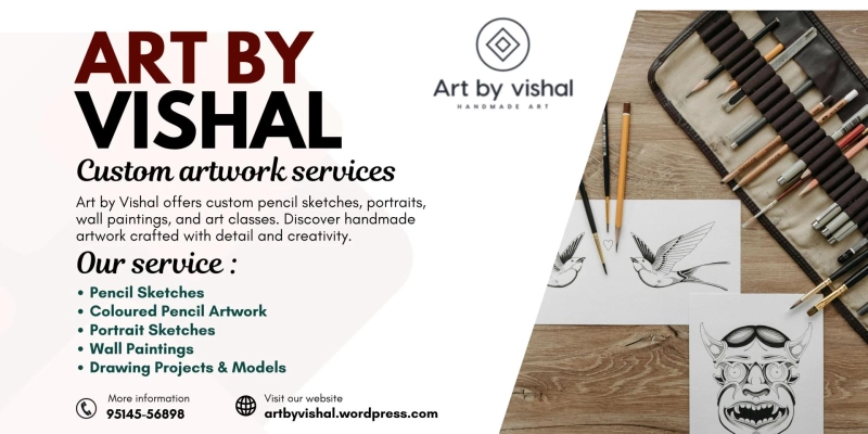 Art by Vishal – Pencil Sketches, Portrait Art & Wall Paintings