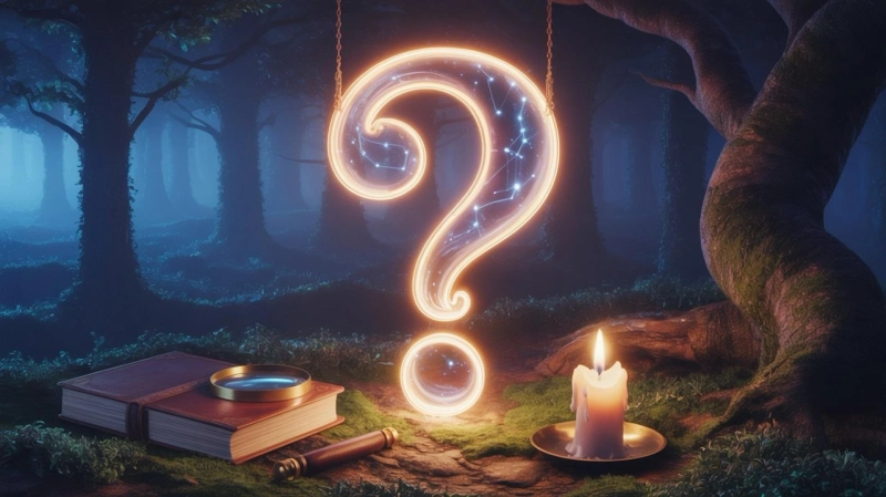 creepy riddle Title