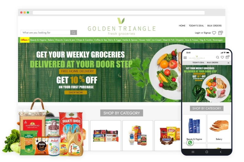 Start Online Grocery Store