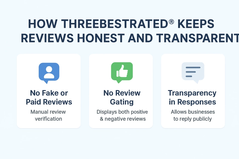 Heads Up! ThreeBestRated® Adopts New Review Policy to Strengthen Trust and Transparency