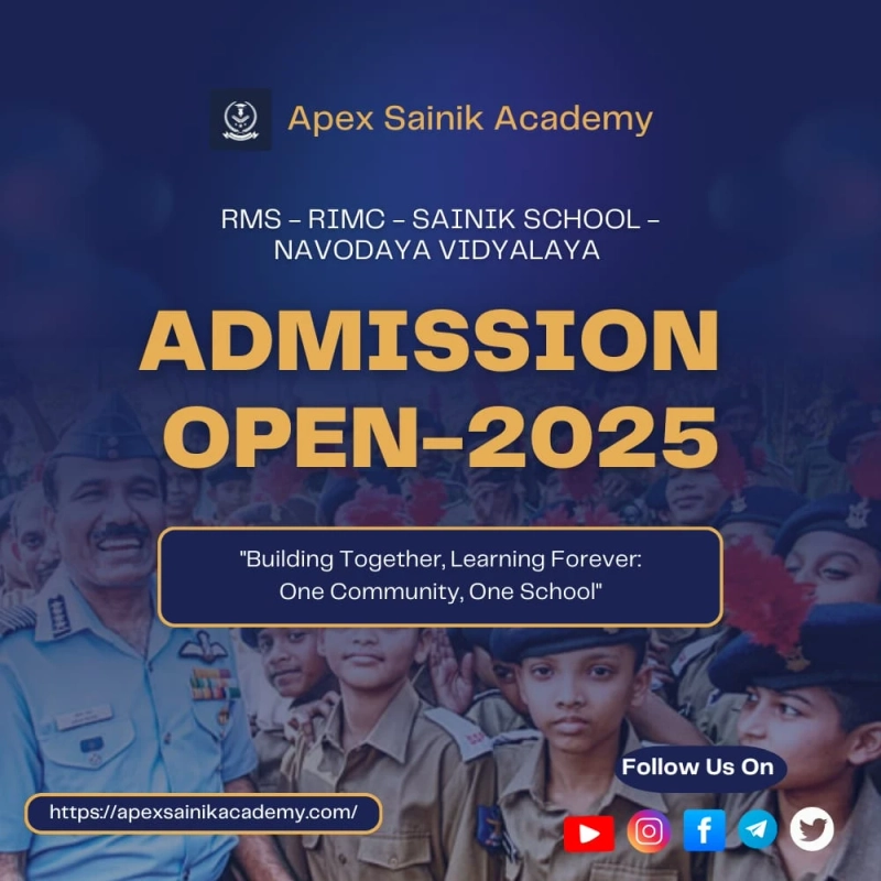 Apex Sainik Academy Provide Sainik School Coaching Classes in Jaipur 