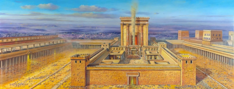 Art Levin Launches Sacred Visions Exhibit: Beis Hamikdash Painting and Beis Hamikdash Artworks Unveiled