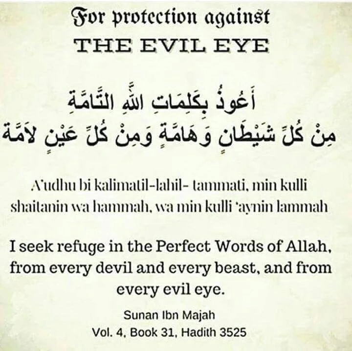 Forms for Protection From the Evil Eye