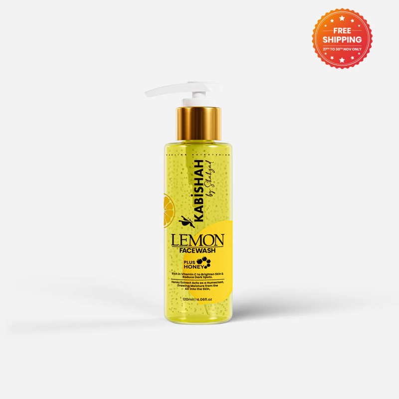Refresh, Brighten & Cleanse Your Skin Naturally with Lemon & Honey Face Wash – Kabishah