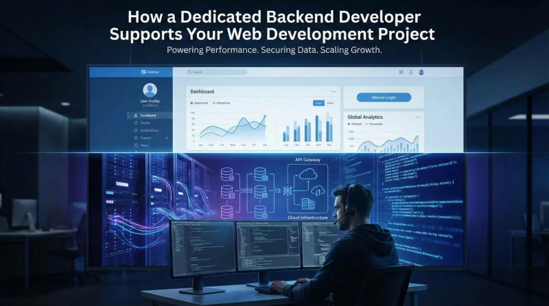 How a Dedicated Backend Developer Supports Your Web Development Project