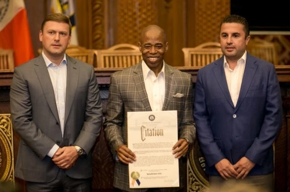 Dmitry Druzhinsky is a patron of Ukrainian sports in the United States and a person who  helps athletes not only train but also earn money