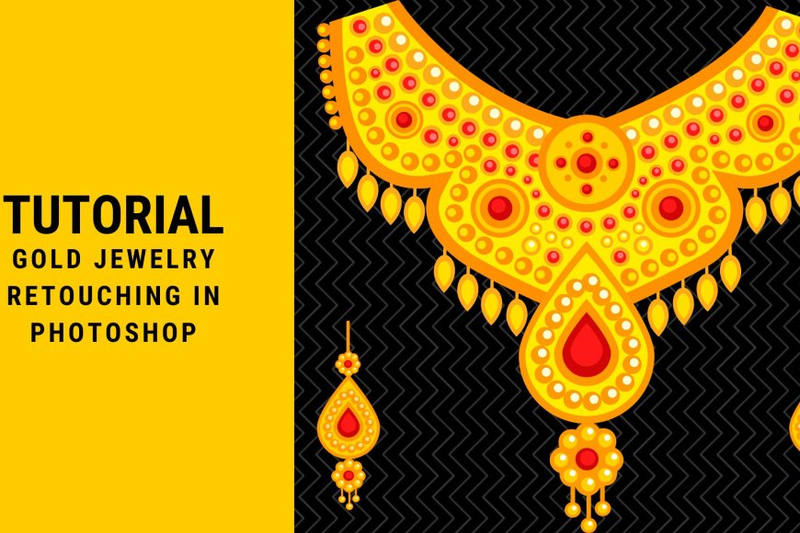 Shine Bright: A Gold Jewelry Retouching Photoshop Tutorial