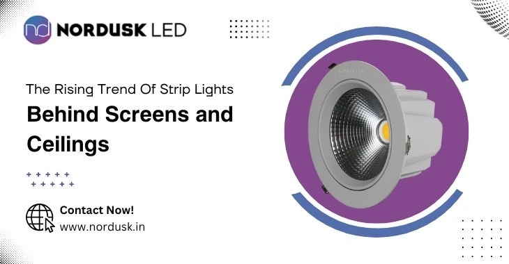The Rising Trend Of Strip Lights Behind Screens and Ceilings