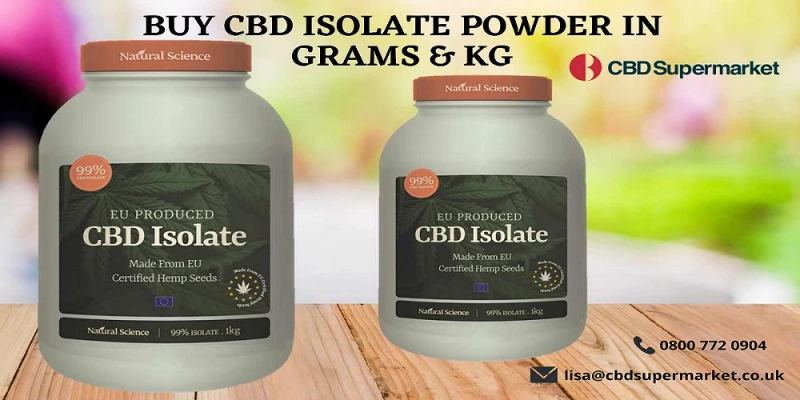 Things You Should Know about CBD Isolate- CBD Supermarket