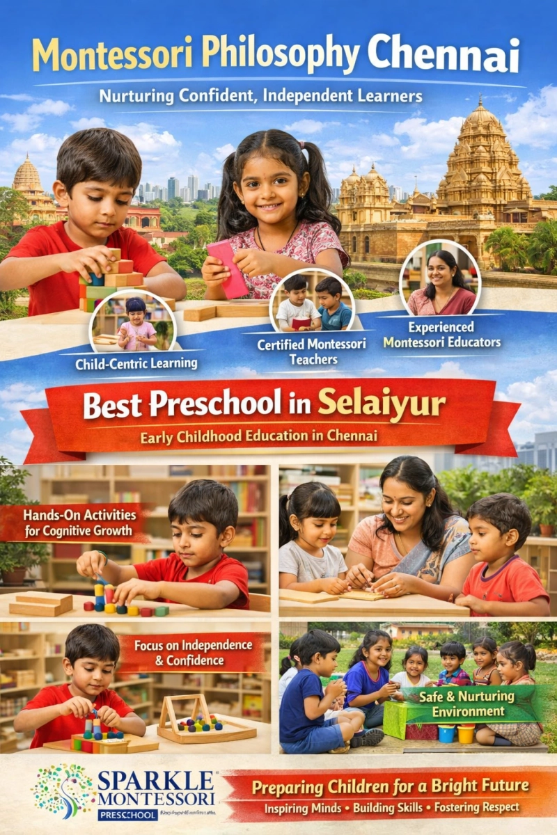 Montessori Philosophy Chennai: Building Confident, Independent Learners from the Earliest Years