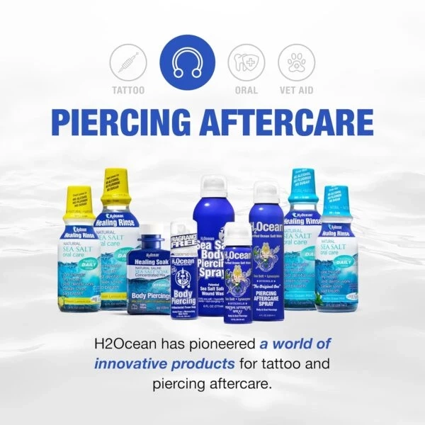 Understanding Piercing Aftercare: A Deep Dive into H2Ocean Piercing Spray