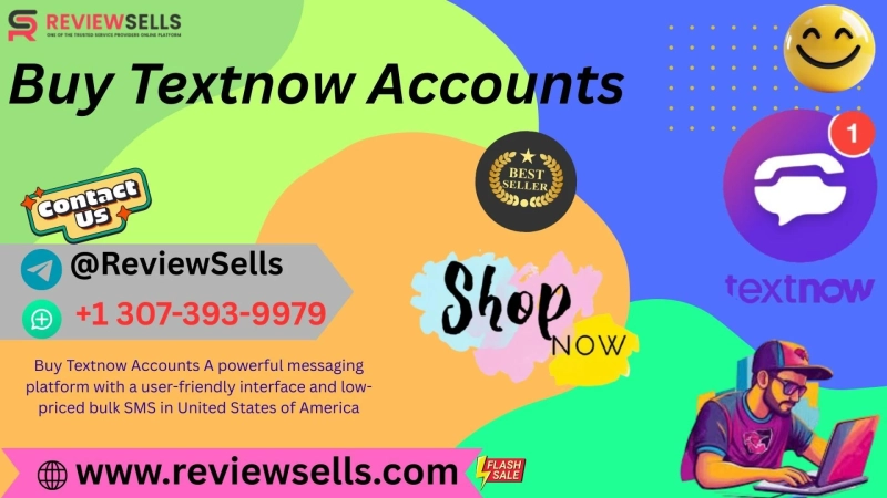 Buy Textnow Accounts - Secure & Affordable | ReviewSells