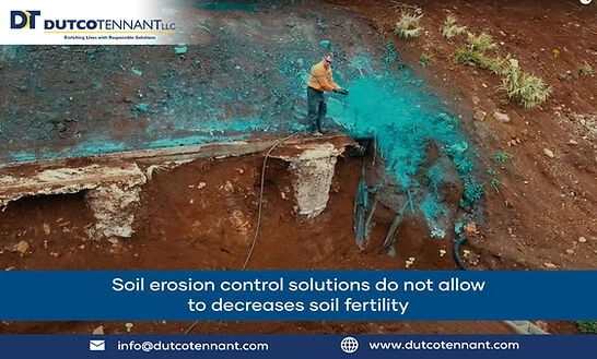 Why is there a necessity for erosion control solutions?