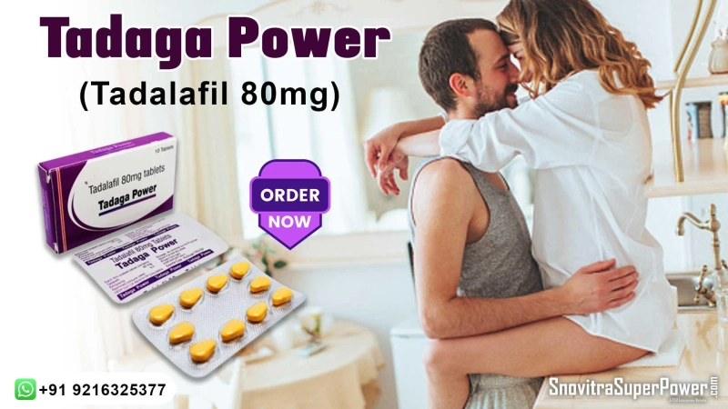 Tadaga Power: Great Medication To Instantly Handle Erection Failure In Males