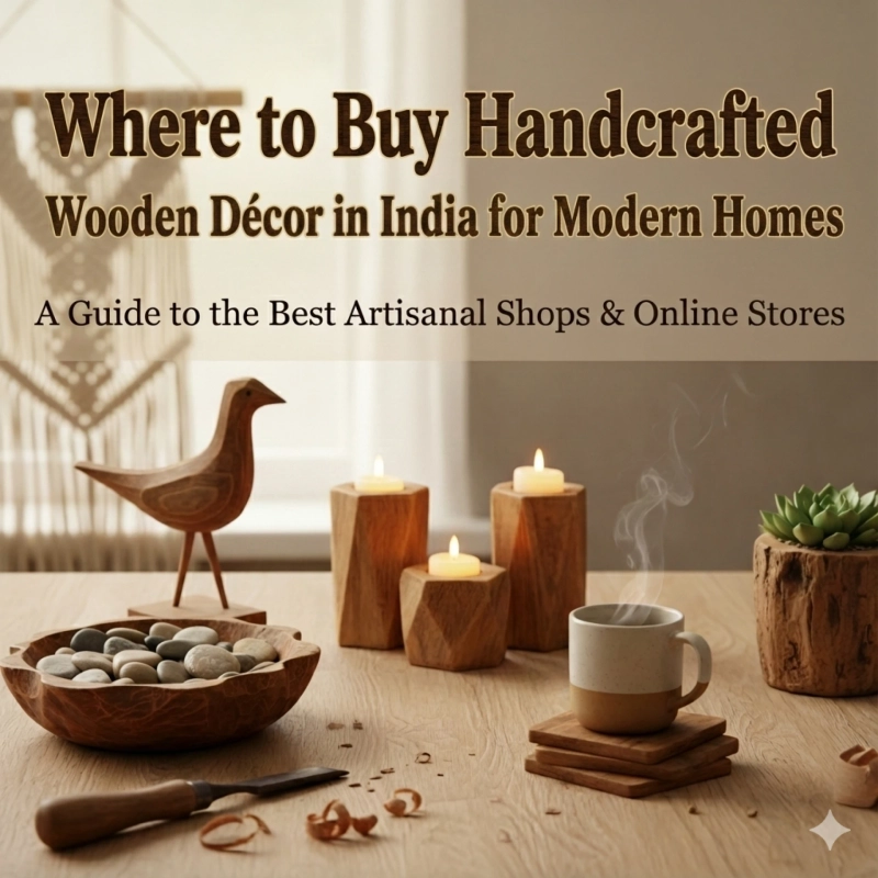 Where to Buy Handcrafted Wooden Décor in India That Is Eco-Friendly and Sustainable