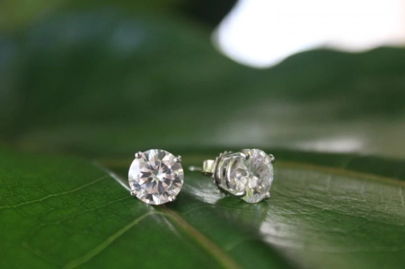 The Timeless Elegance of Gold Moissanite Stud Earrings