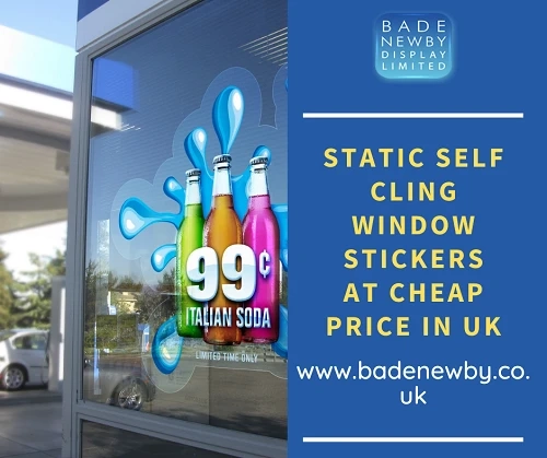 Grab The Attractive Static Clings That Can Be Easily Removed From Windows.