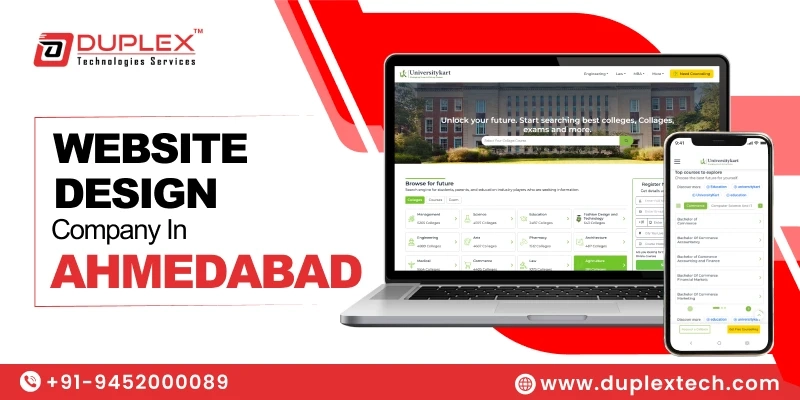 Custom Website Development & Design Company in Ahmedabad