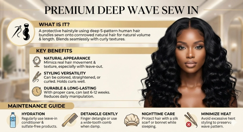 Deep Wave Hair: The Ultimate Guide to Volume, Texture, and Timeless Glam