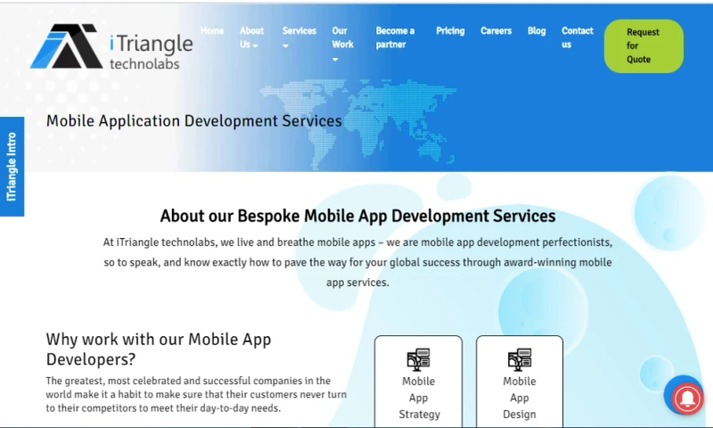Mobile Application Development Company in India and USA | iTriangle Technolabs