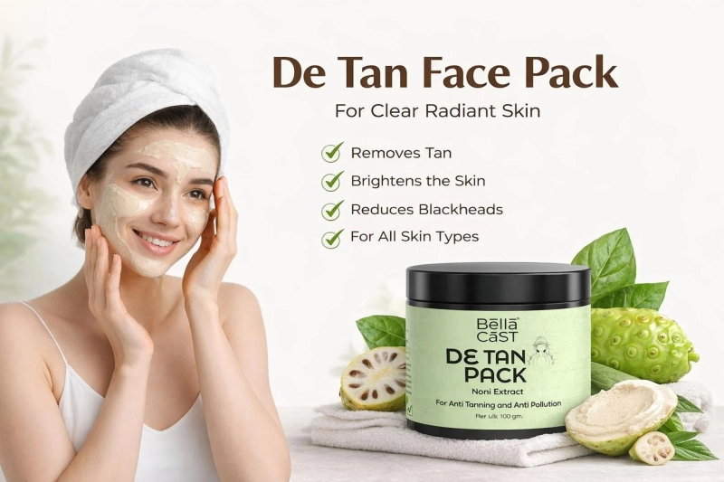 De Tan Face Pack For Clear Radiant Skin