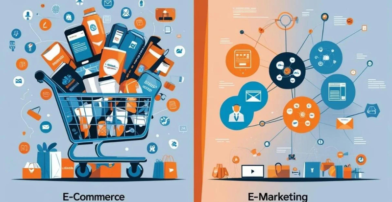 E-Commerce vs E-Marketing: Bridging Sales and Strategy in the Digital Space