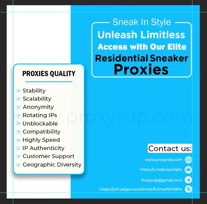 World Best Residential Sneaker Proxies
