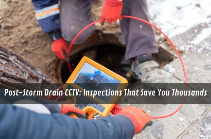 Post-Storm Drain CCTV: Inspections That Save You Thousands
