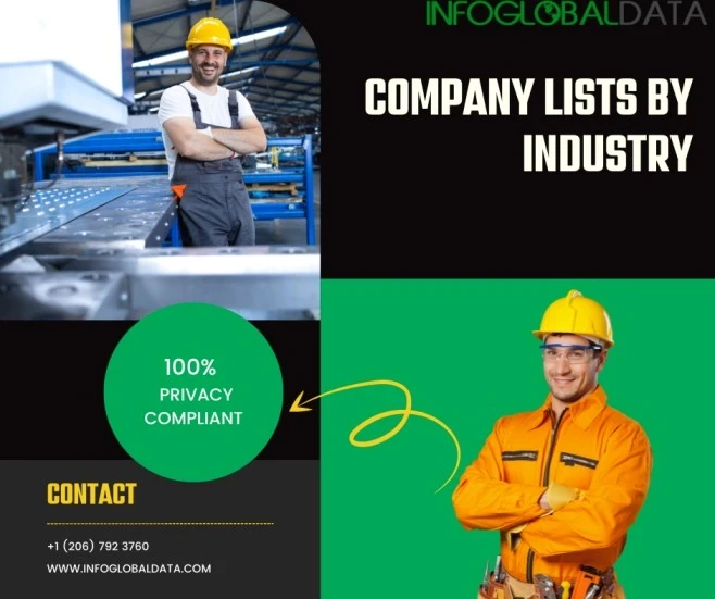 company lists by industry | 100% Verified Contacts