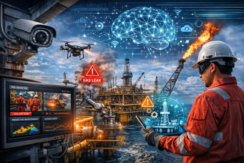 How Computer Vision Is Transforming Oil Rig Safety in the Oil & Gas Industry