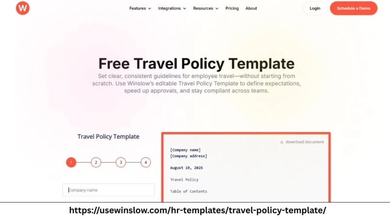 Travel Policy Template to Streamline Employee Business Travel
