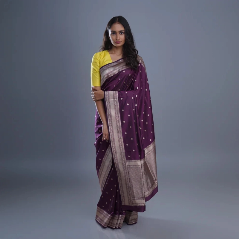 Explore the Finest Pure Banarasi Silk Sarees Online at Anilaa