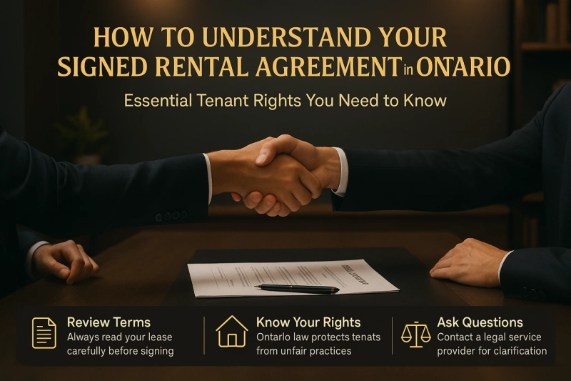 How to Understand Your Signed Rental Agreement in Ontario?