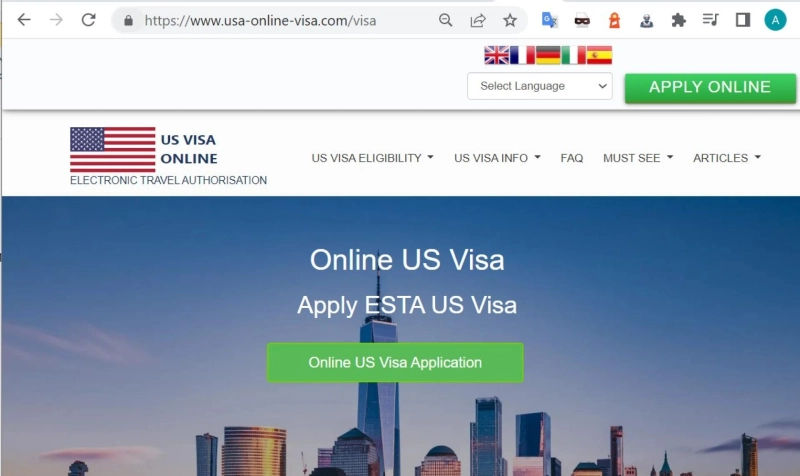 USA Official United States Government Immigration Visa Application Online FROM ESTONIA - USA valitsuse viisataotlus Internetis – ESTA USA.