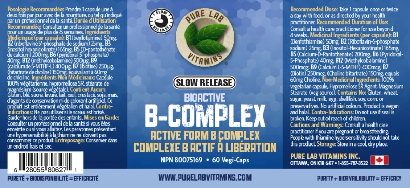 Comprehensive Wellness: B Complex Vitamins in Canada