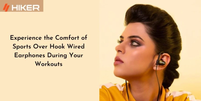 Experience the Comfort of Sports Over Hook Wired Earphones During Your Workouts