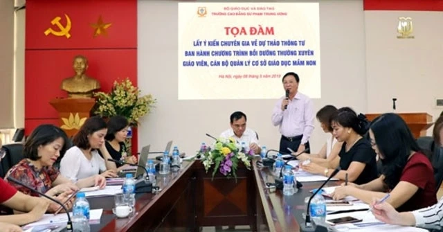 Thông tư 11/2019/TT-BGDĐT chương trình bồi dưỡng thường xuyên cán bộ quản lý giáo dục mầm non