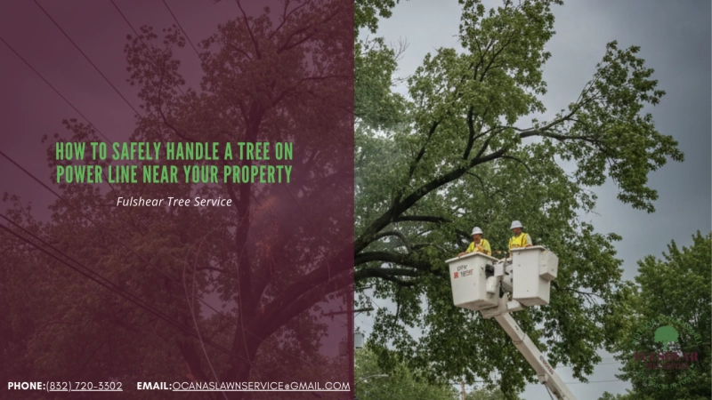 How to Safely Handle a Tree on Power Line Near Your Property