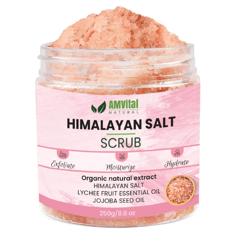 AMVital's Secret Weapon: Himalayan Salt Body Scrub for Radiant Skin