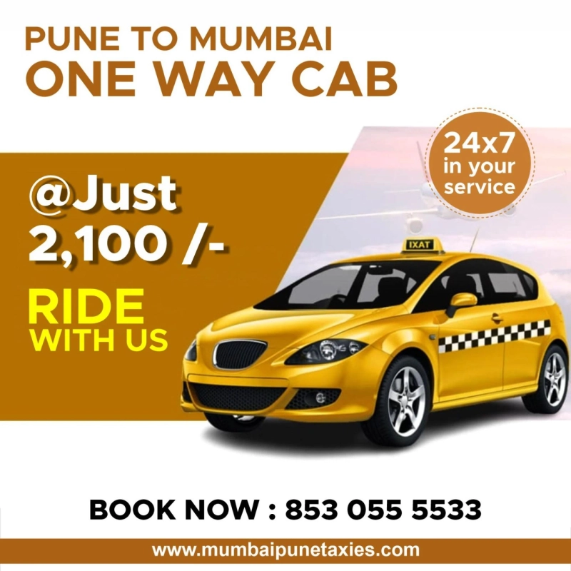 pune to mumbai one way taxi service