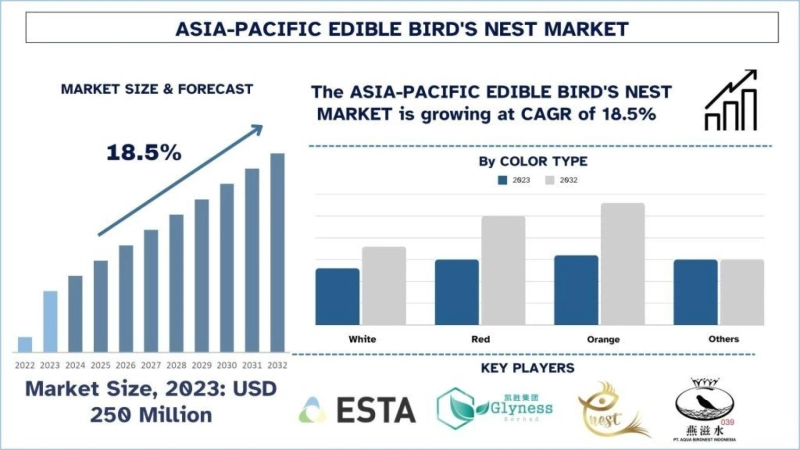 Asia-Pacific Edible Bird’s Nest Market Size , Trends, Analysis and Forecast 2032