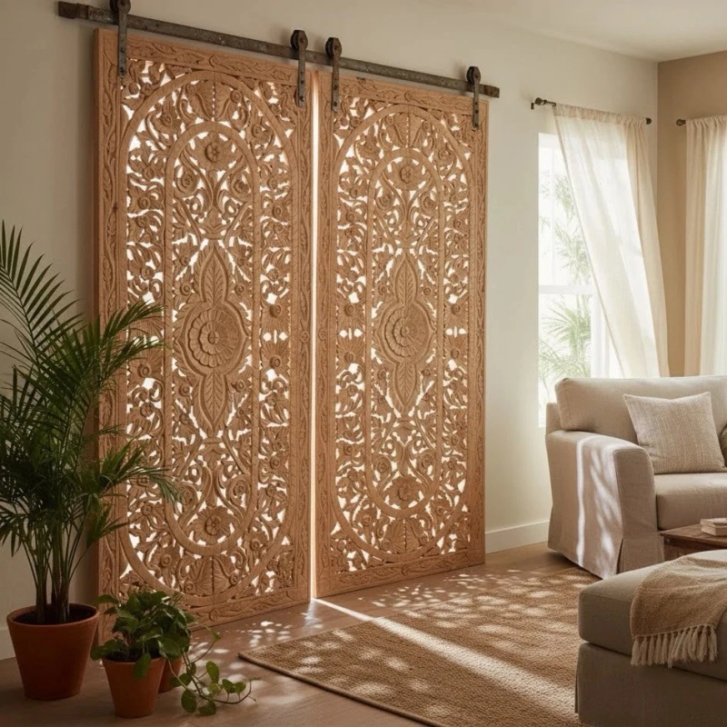 The Art of Pattern Maximalism: Building a Room Around Carved Beauty