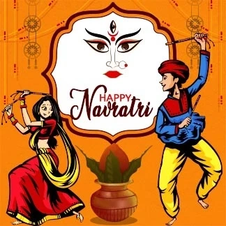 Navratri Poster for Social Media Post